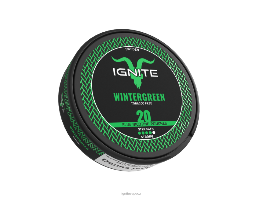 IGNITE nikotinové kapsičky zimozeleň IGNITE disposable vape review HD4BD168
