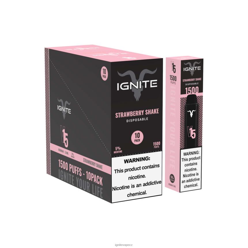 IGNITE V15 vape pero 10-balení jahodový led guava IGNITE pods review HD4BD105