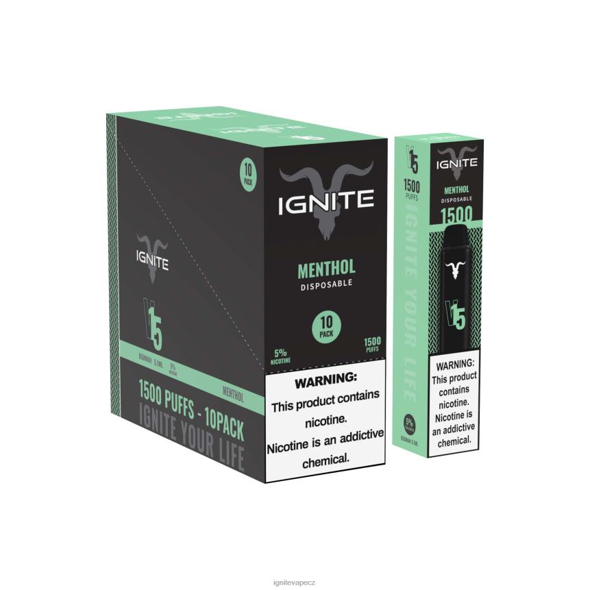 IGNITE V15 vape pero 10-balení mentol IGNITE pod price HD4BD103