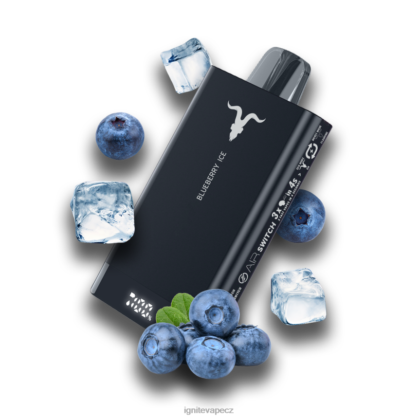 IGNITE V150 vape pero borůvkový led IGNITE puff price HD4BD67