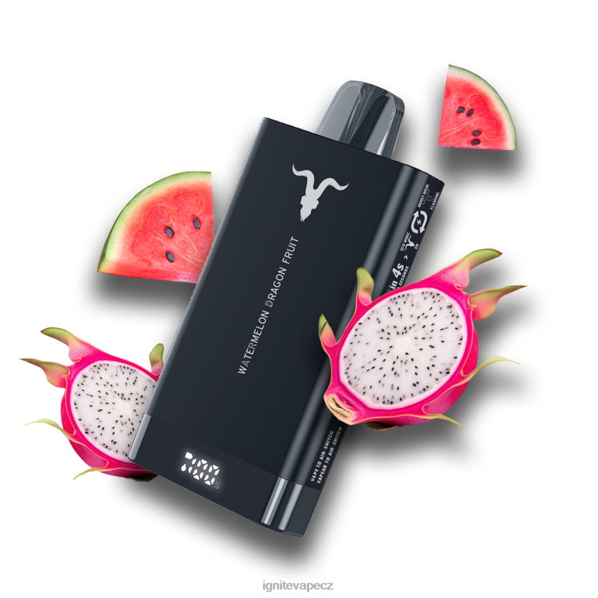 IGNITE V150 vape pero meloun dračí ovoce IGNITE disposable vape review HD4BD78