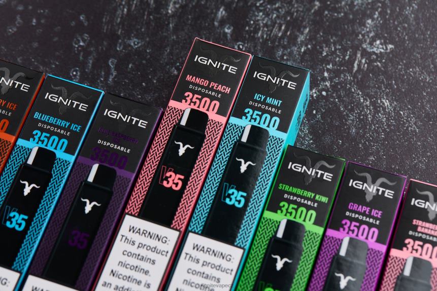 IGNITE V35 vape pero 10-balení banánový led IGNITE pod 5001 HD4BD16