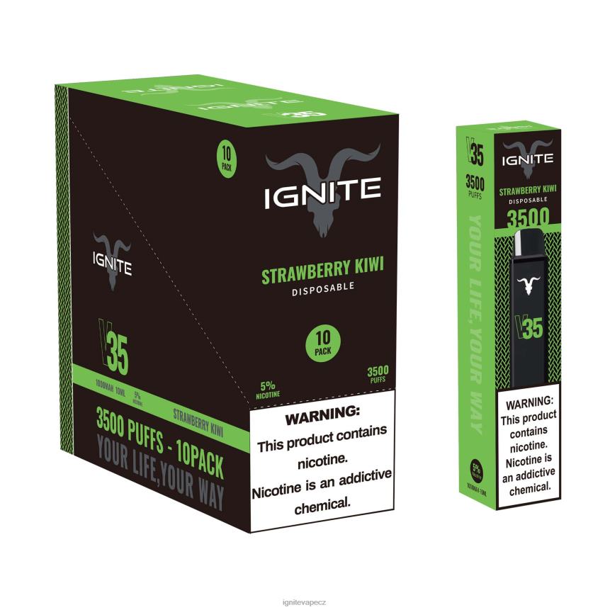 IGNITE V35 vape pero 10-balení banánový led IGNITE pod 5001 HD4BD16