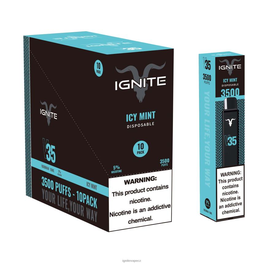 IGNITE V35 vape pero 10-balení banánový led IGNITE pod 5001 HD4BD16