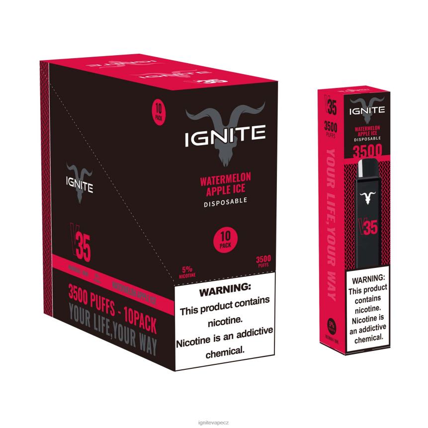 IGNITE V35 vape pero 10-balení meloun jablečný led best IGNITE flavors HD4BD129