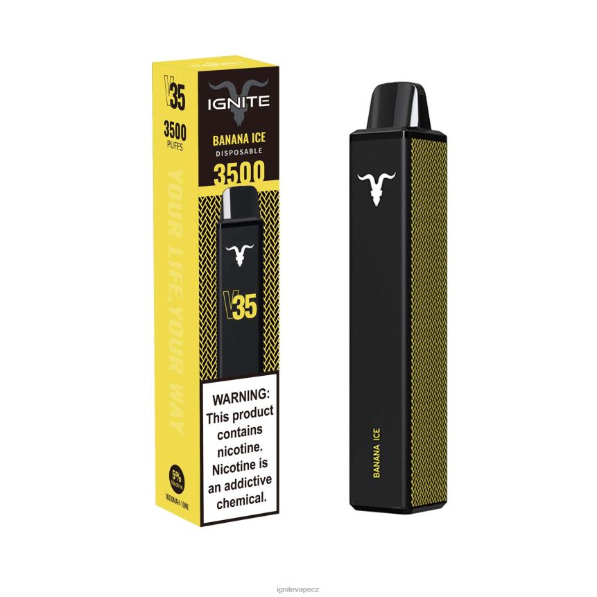 IGNITE V35 vape pero banánový led best IGNITE flavors HD4BD19
