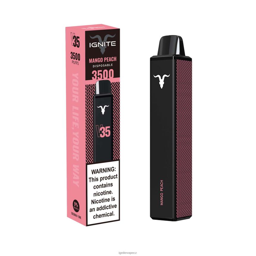 IGNITE V35 vape pero banánový led best IGNITE flavors HD4BD19