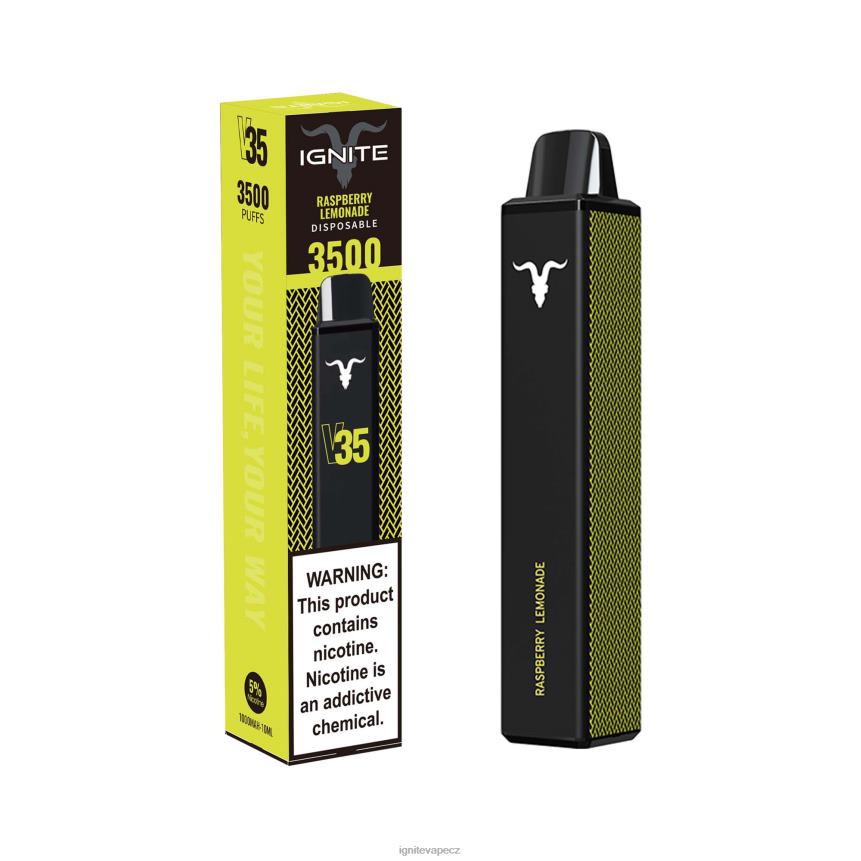IGNITE V35 vape pero malinová limonáda IGNITE pod 5013 HD4BD136
