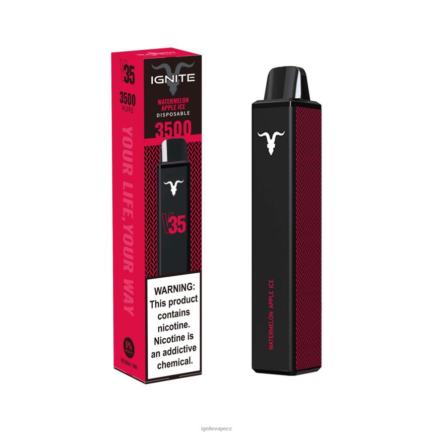IGNITE V35 vape pero meloun jablečný led IGNITE tobacco outlet HD4BD140