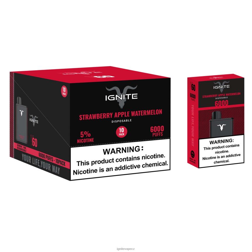IGNITE V60 vape pero 10-balení ledová máta IGNITE tobacco outlet HD4BD20