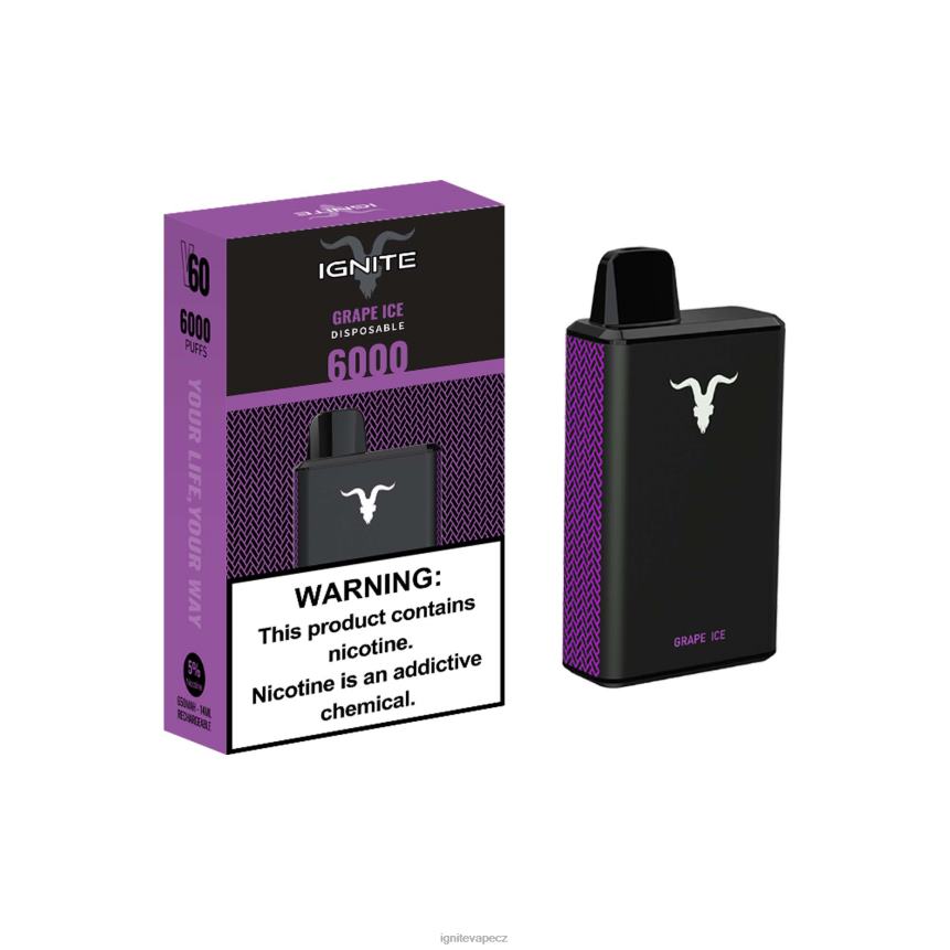 IGNITE V60 vape pero hroznový led IGNITE vape praha HD4BD32
