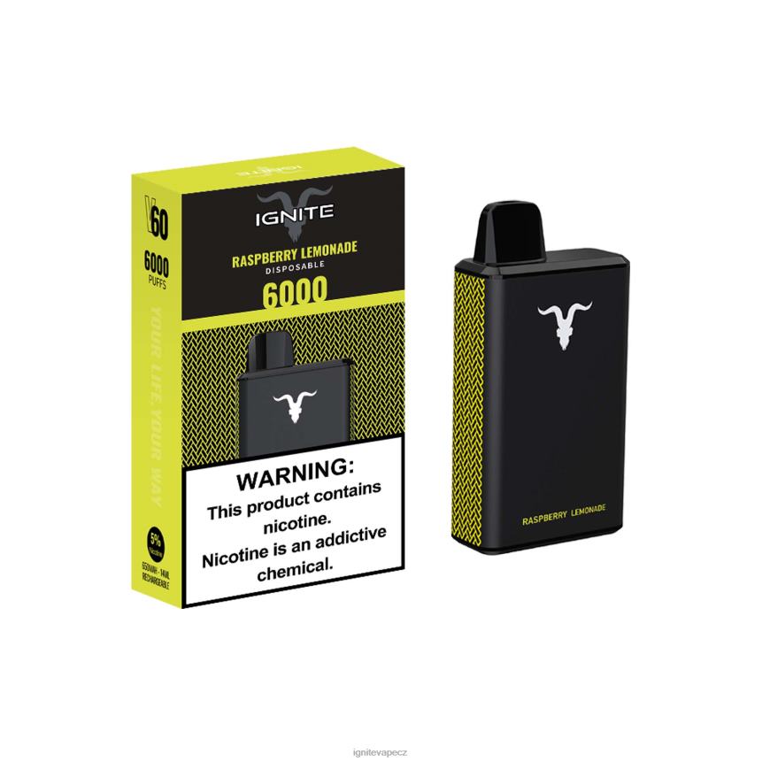 IGNITE V60 vape pero malinová limonáda IGNITE pods review HD4BD35