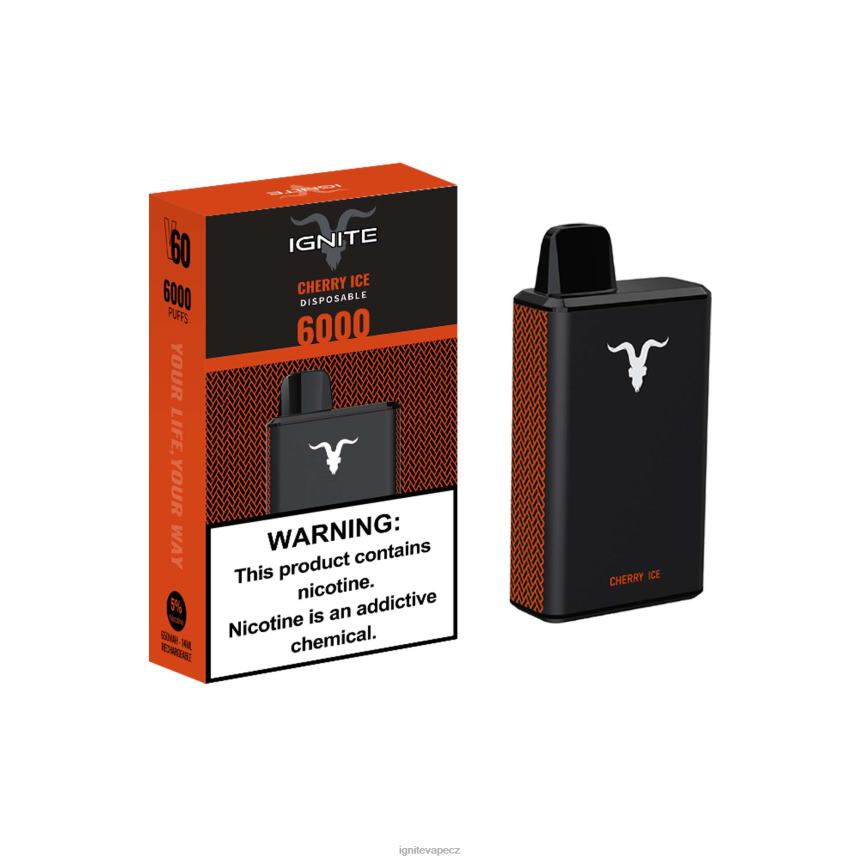 IGNITE V60 vape pero modrý malinový led IGNITE tobacco outlet HD4BD30