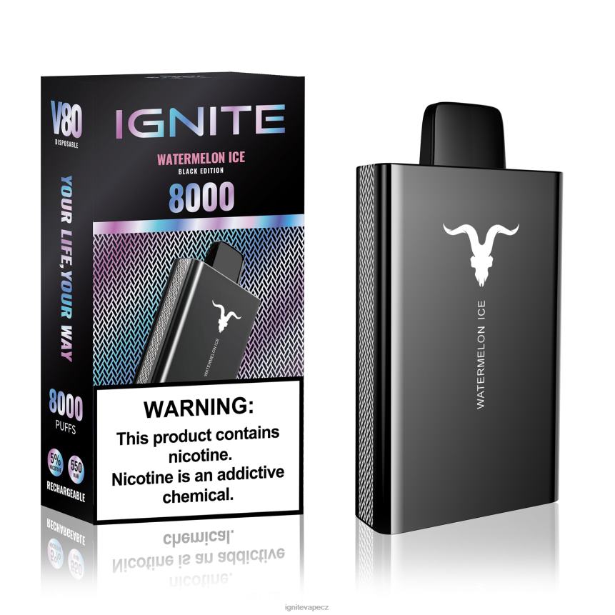 IGNITE V80 vape pero grapefruitová máta IGNITE pods review HD4BD45