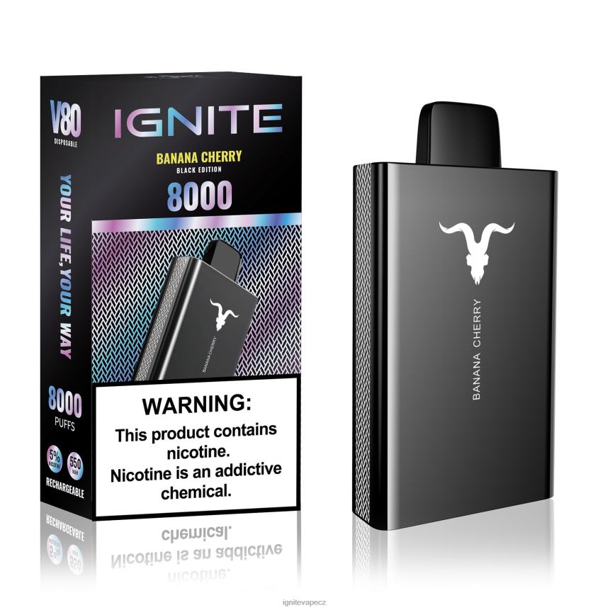 IGNITE V80 vape pero grapefruitová máta IGNITE pods review HD4BD45