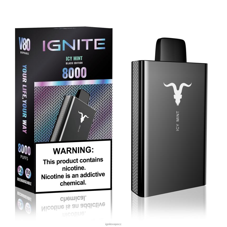 IGNITE V80 vape pero ledová máta IGNITE puff price HD4BD47