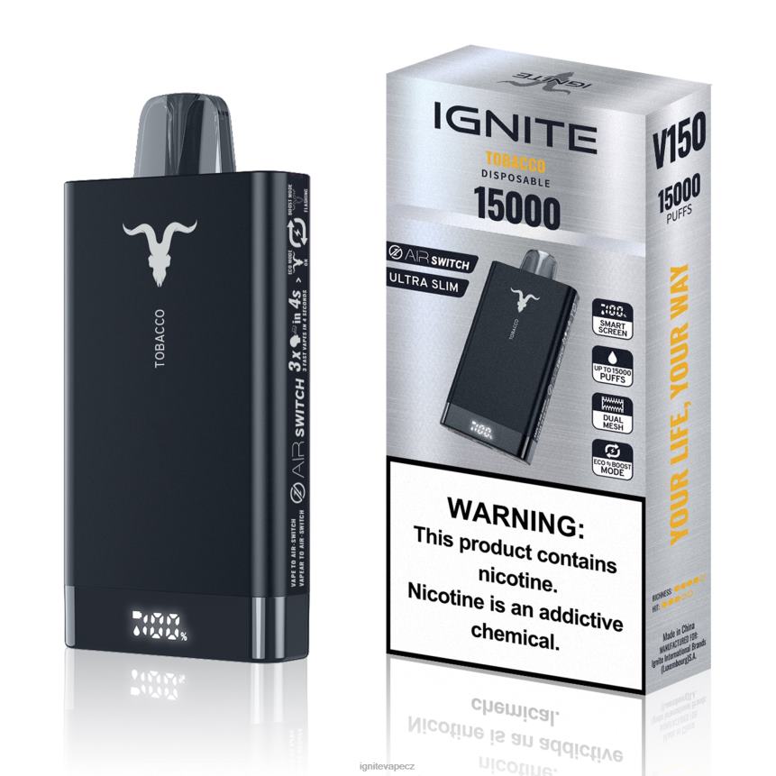 IGNITE V150 vape pero tabák IGNITE puff price HD4BD7